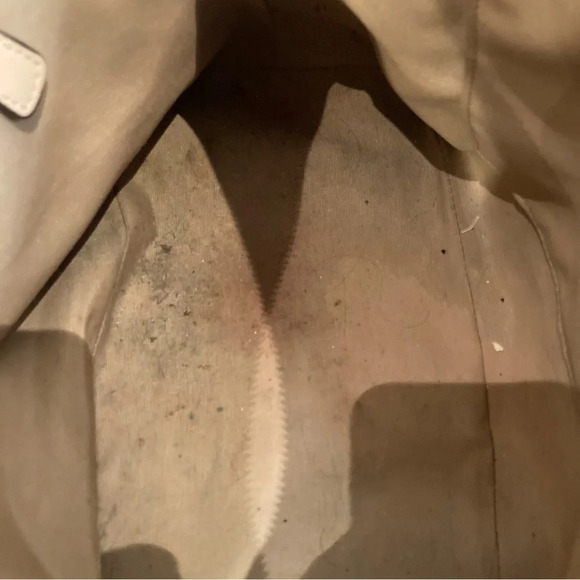 COACH Medium Satchel Leather Plum Colour Handbag Phone Pocket Zipper Closure - Picture 8 of 11